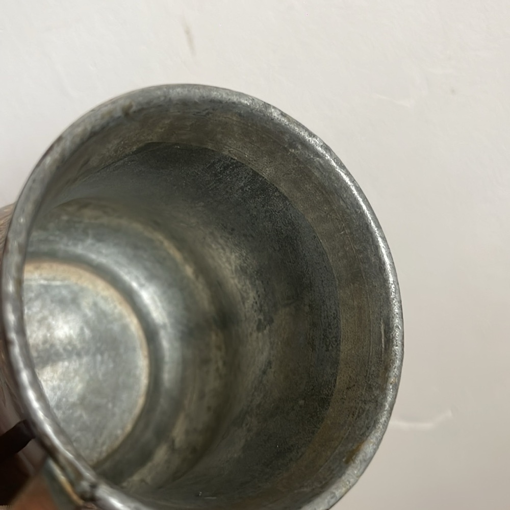 •| vintage etched brass Turkish cup - Picture 12 of 13